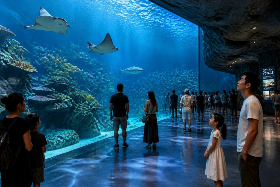 Aquarium operations: using visitor data to manage flow and queues