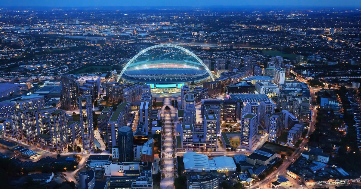 View of Wembley Stadium
